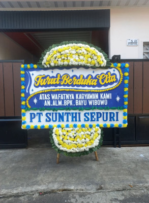 Papan Bunga Duka di Haranggaol Horison