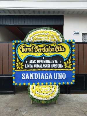Papan Bunga Duka di Haranggaol Horison